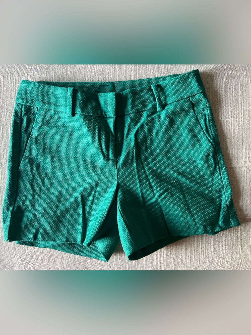 Ann Taylor Green Structured Women’s Shorts